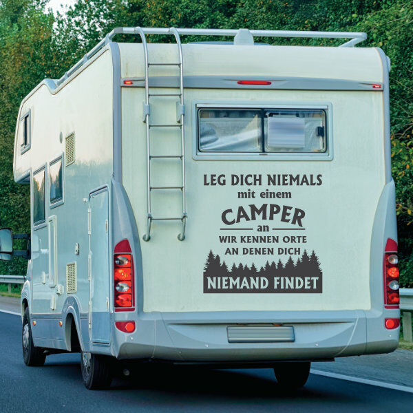 Aufkleber Wohnmobil Spruch Camper Camping Orte Wohnwagen Caravan Camper  Aufkleber Auto WOMO - Der Dekor Aufkleber Shop