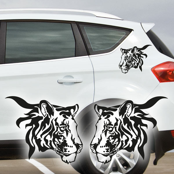 Autoaufkleber Tiger Tribal